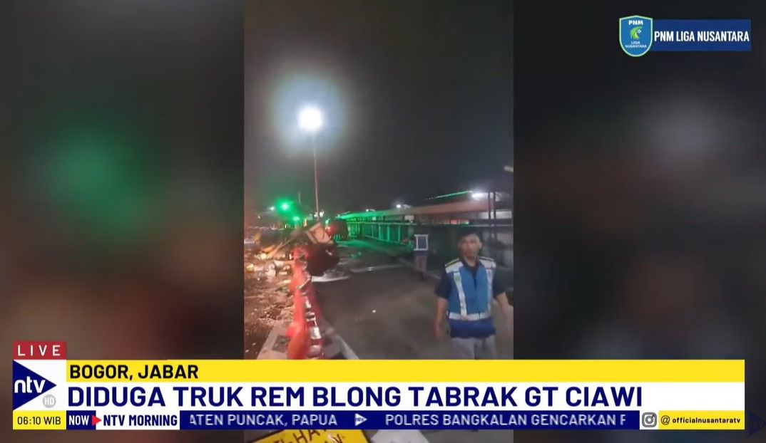 Kecelakaan maut di Tol Jagorawi tepatnya di depan gerbang Tol Ciawi 2 KM 41, Bogor Utara, Kota Bogor, Jawa Barat, pada Selasa (4/2/2025).