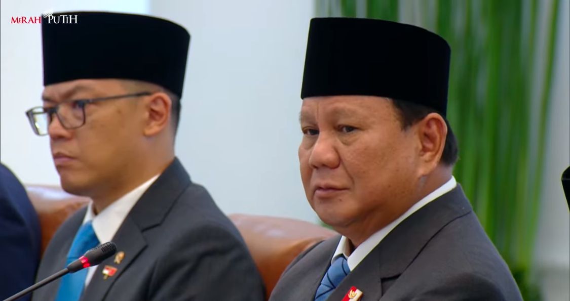 Prabowo Subianto Saat Rapat Bilateral dengan Presiden Turkiye Recep Tayyip Erdogan di Istana Bogor <b>(Sekretarian Presiden)</b>