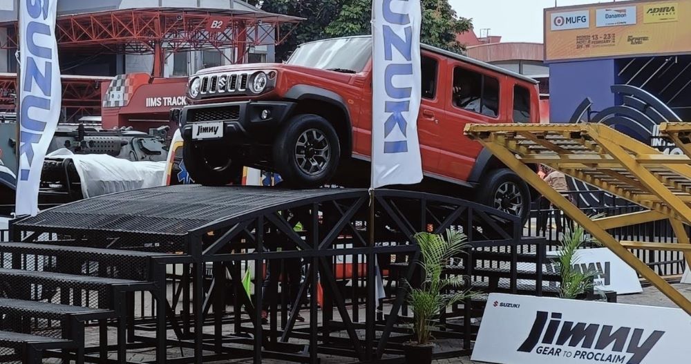 Petualangan Jimny Adventure Experience di IIMS 2025. (Foto: Adiantoro/NTV)