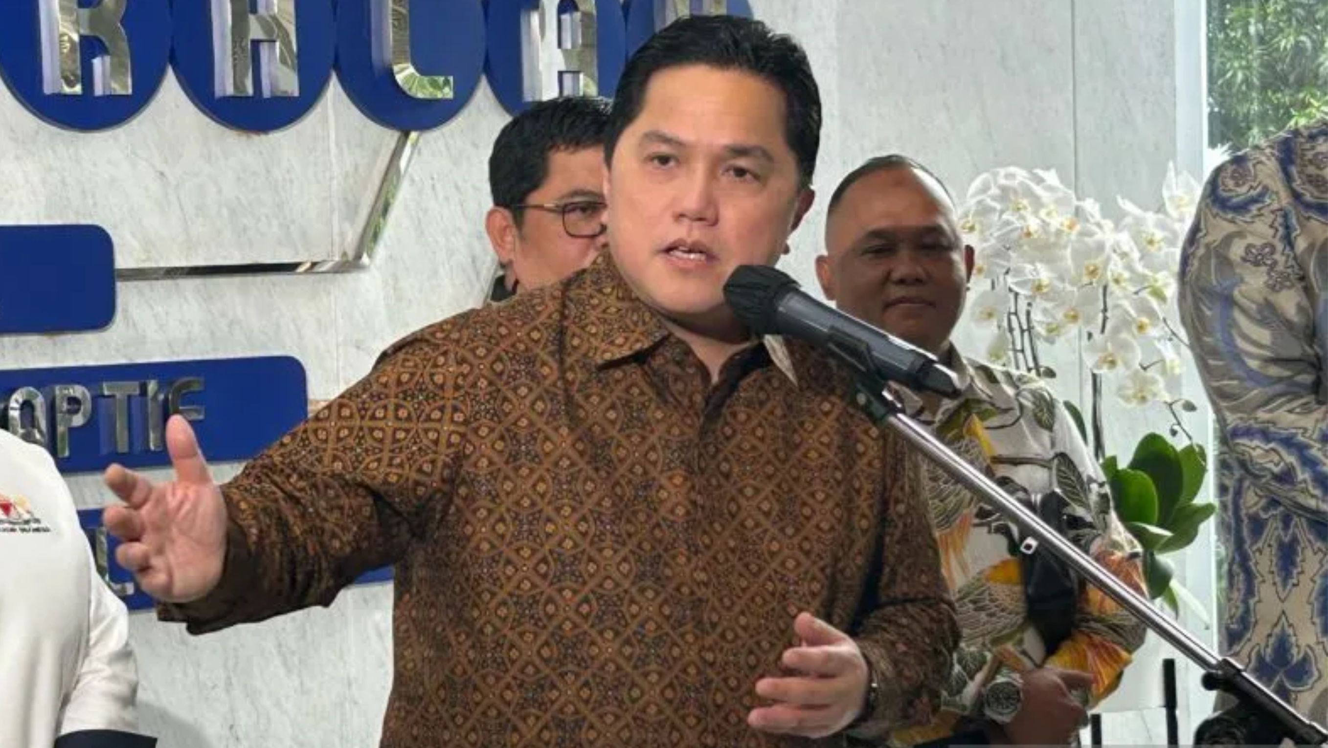 ketua PSSI yang juga Menteri Badan Usaha Milik Negara (BUMN) Erick Thohir. <b>(Antara)</b>