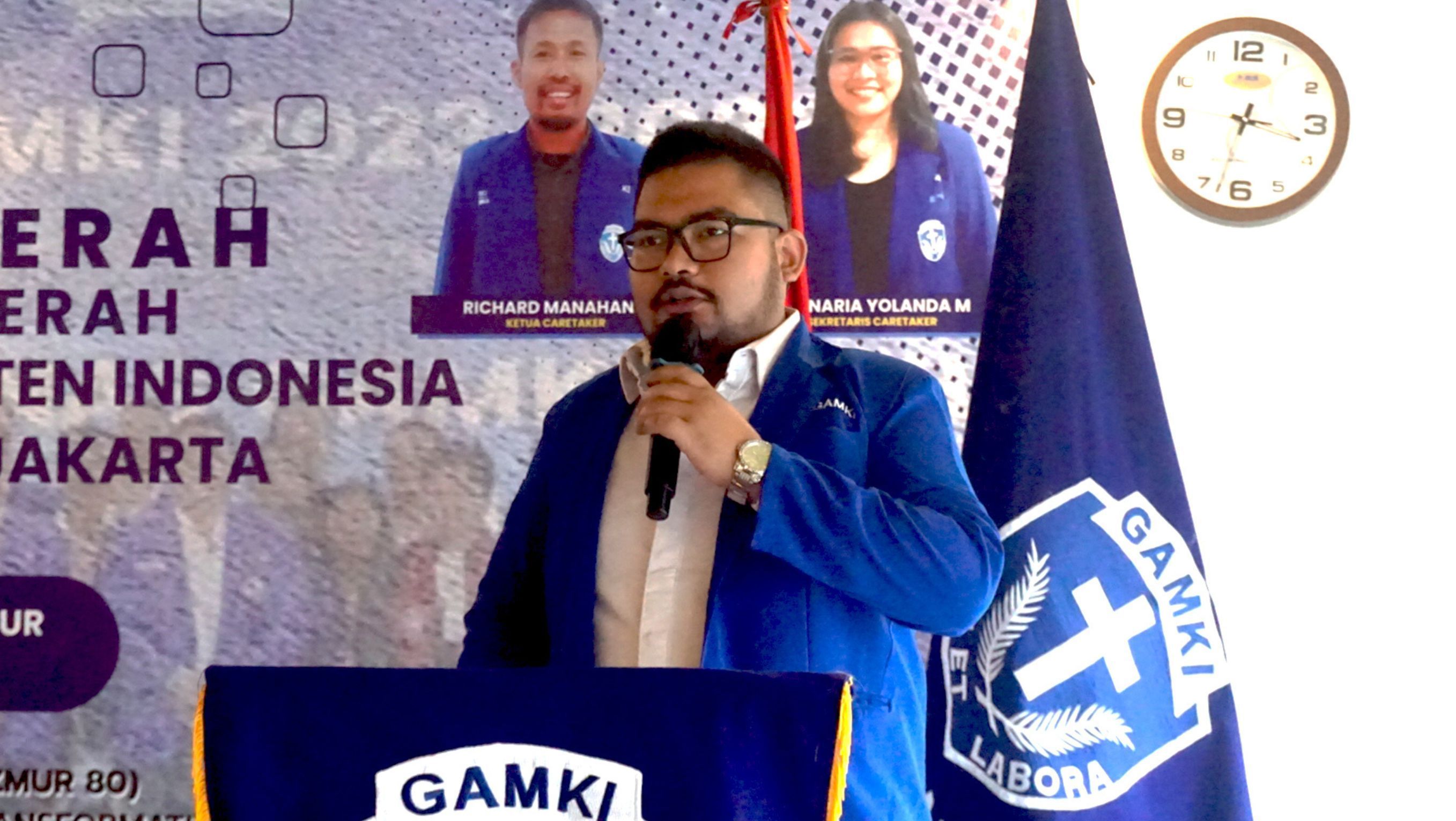 Ketua Caretaker DPD GAMKI DKJ, Richard Manahan R <b>(Gamki)</b>