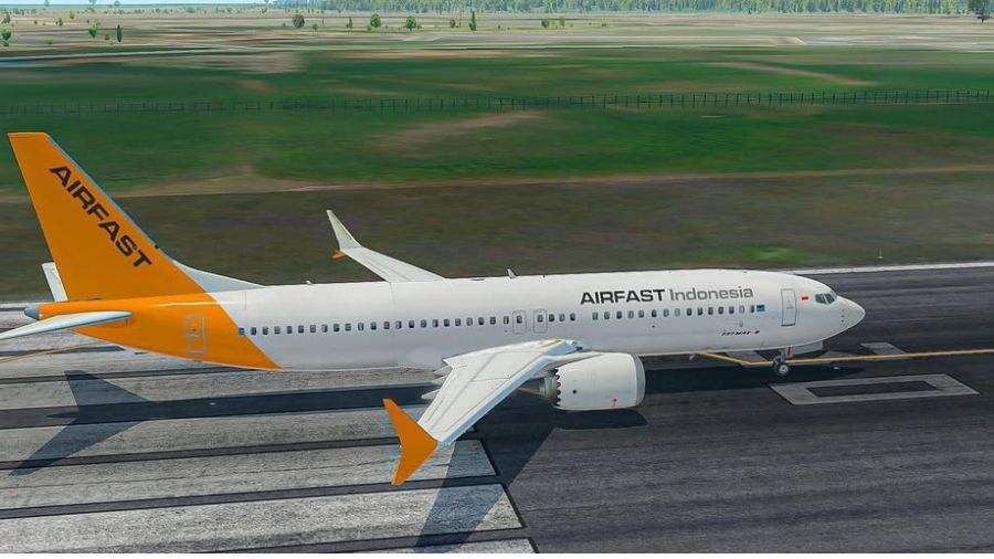 Ilustrasi pesawat Airfast. <b>(Instagram)</b>
