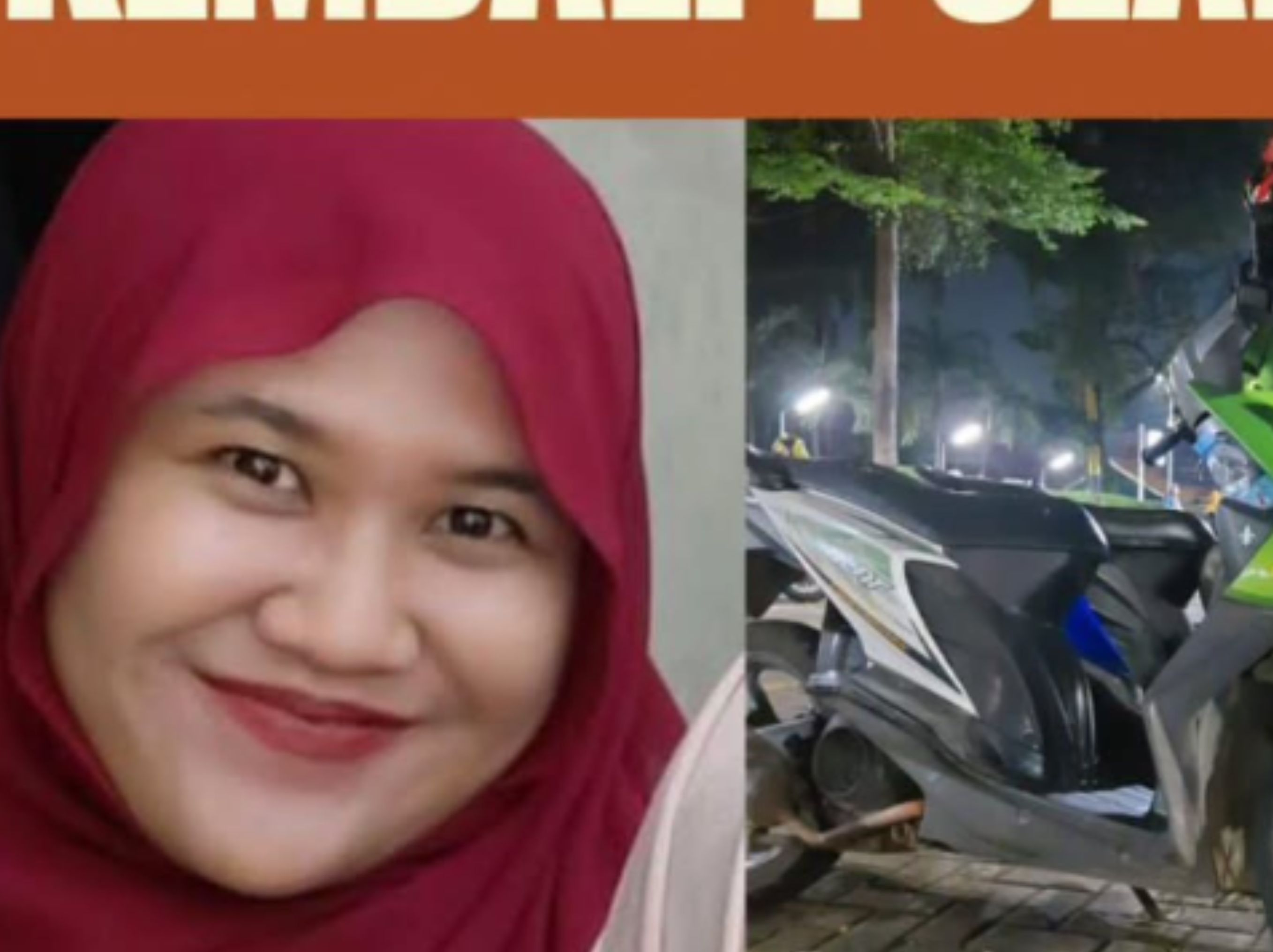 Pamit dari rumah hari sabtu jam 09.10 WIB membawa motor Beat dengan nomor polisi B 3077 CIQ, pamit untuk pertemuan rutin pekanan di masjid marala cipondoh - kota tangerang, setelahnya putus komunikasi dan tidak bisa dihubungi hingga saat ini. <b>(INSTAGRAM TANGERANG UPDATE.COM)</b>