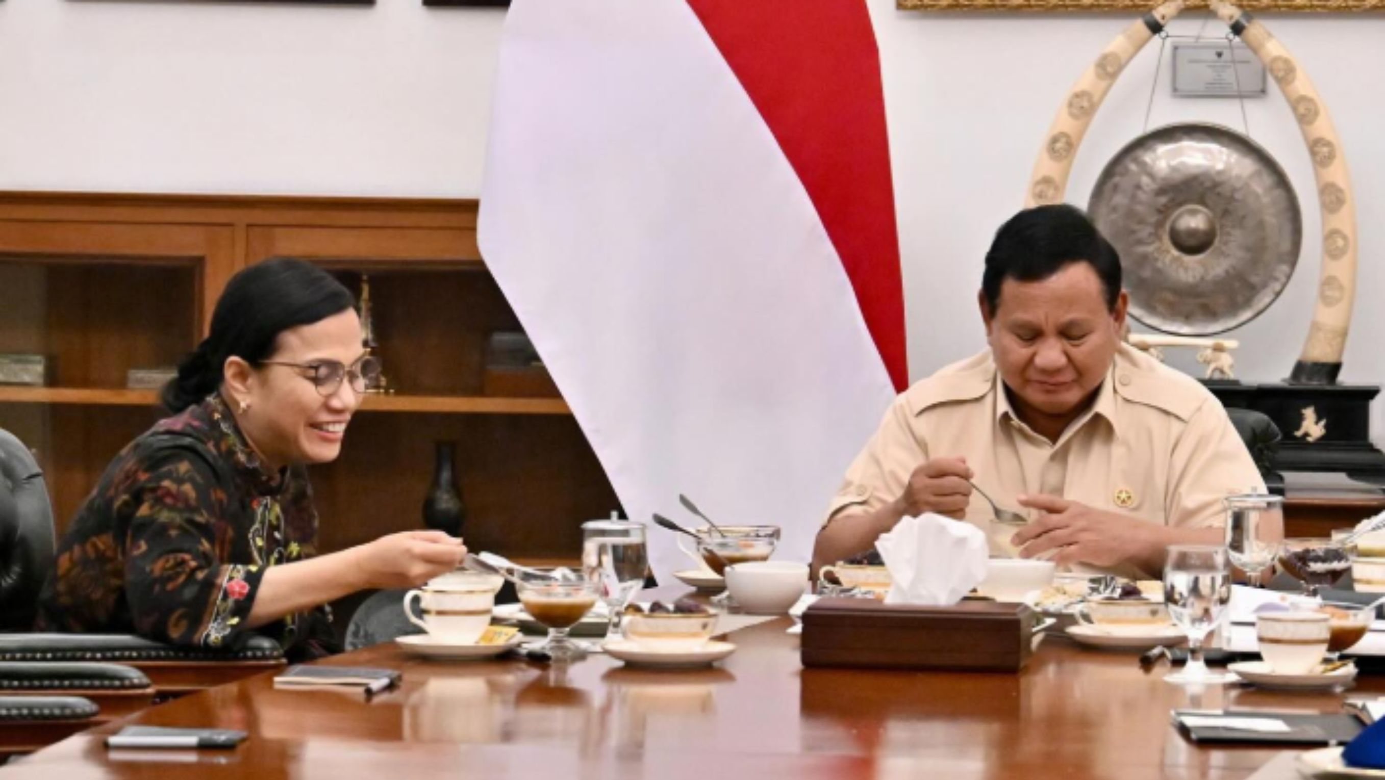 Sri Mulyani dan Prabowo <b>(Instagram)</b>