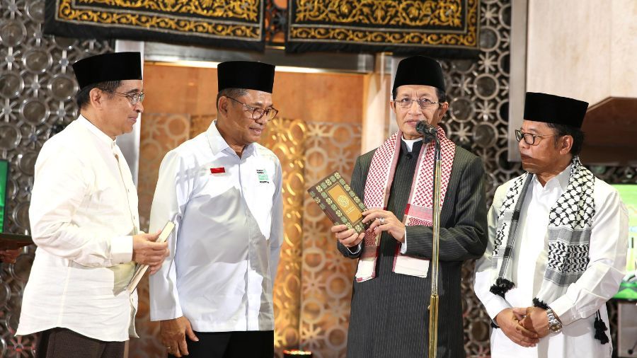 Sinar Mas bersama APP Group mewakafkan 5.000 mushaf Alquran bagi Masjid Istiqlal. <b>(Dok.Ntvnews.id)</b>