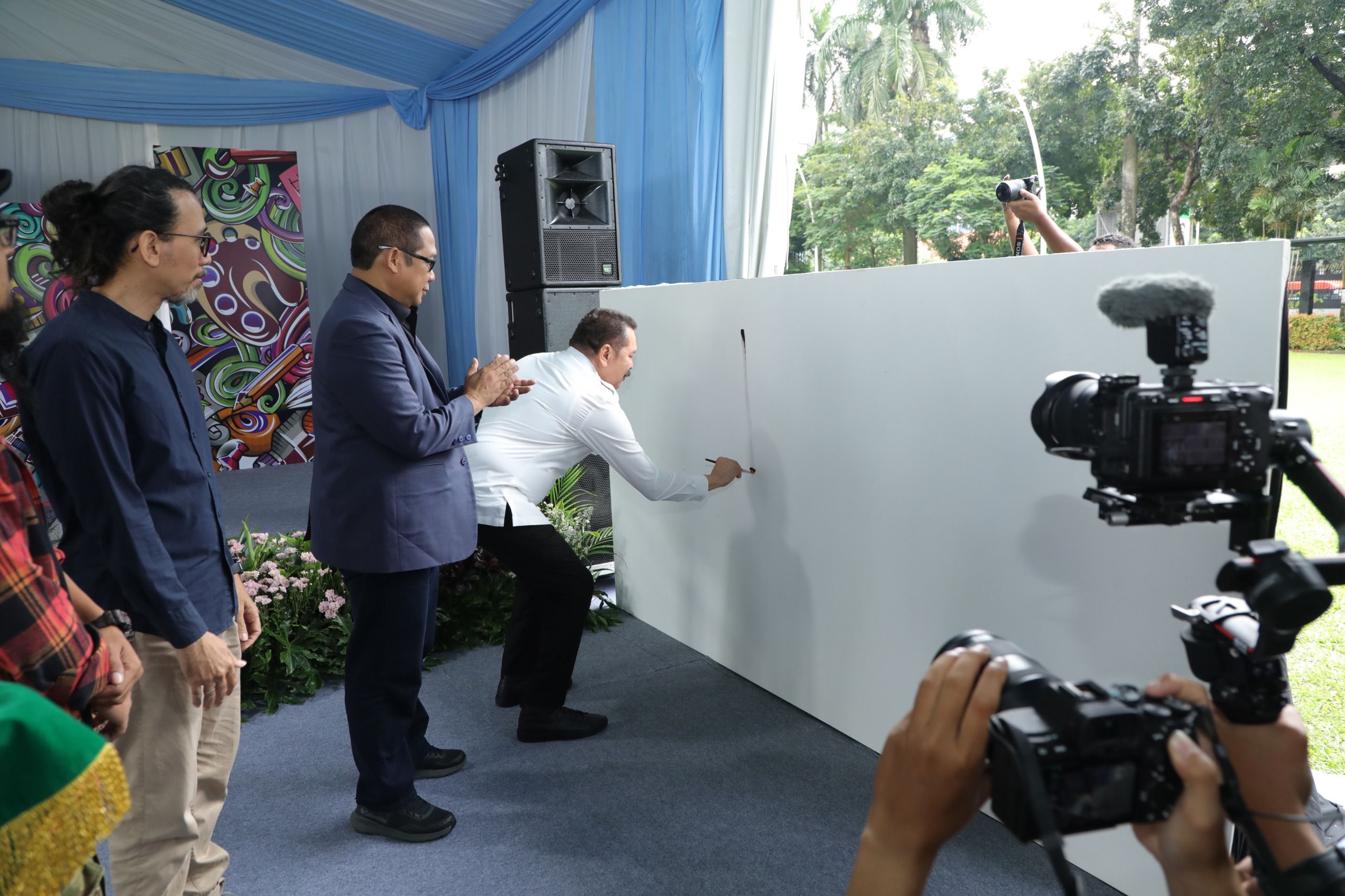 Adhyaksa Mural Fest 2025 <b>(Kejagung/ ntvnews.id)</b>