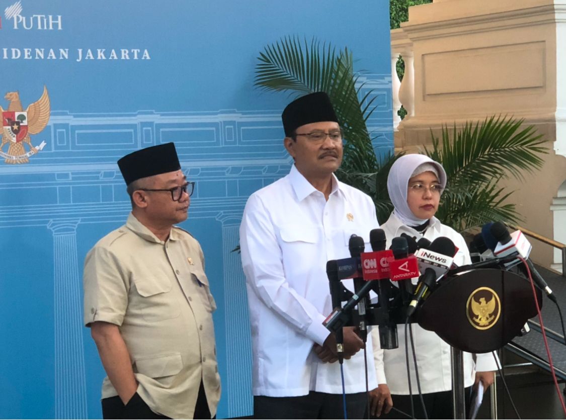 Menteri Sosial (Mensos) Saifullah Yusuf ( Gus Ipul) <b>(NTVnews.id/Deddy Setiawan)</b>