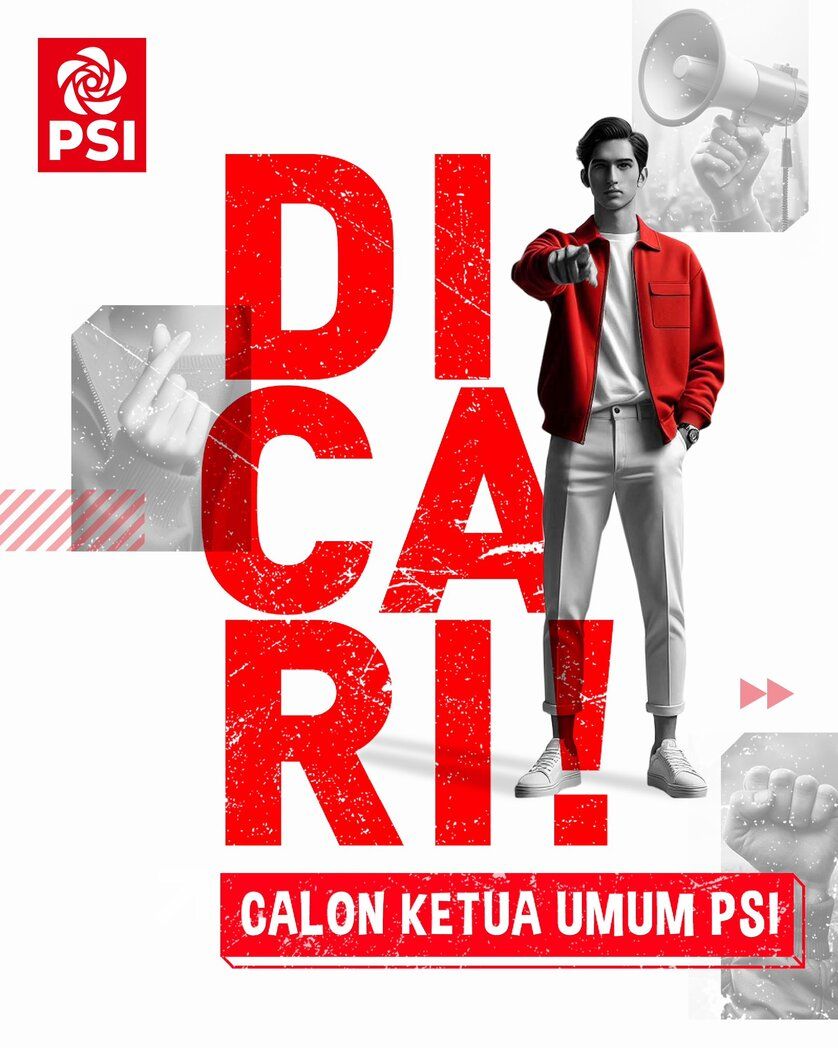 Partai Solidaritas Indonesia (PSI) akan menggelar pemilihan memilih Ketua Umum PSI yang baru.  