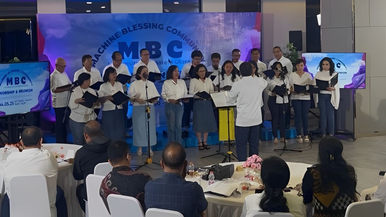 Machine Blessing Community (MBC) akhirnya kembali menggelar acara tahunan bertajuk MBC Worship &amp; Reunion. <b>(Dok.Ntvnews.id/Alber Laia)</b>