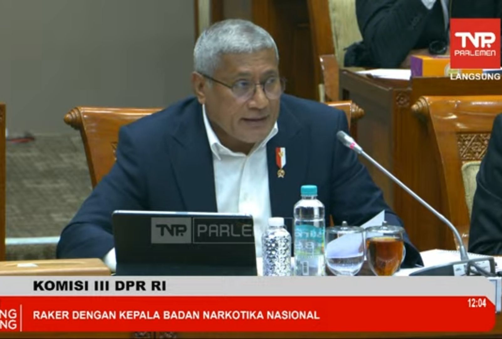 Kepala BNN Marthinus Hukom. (YouTube)