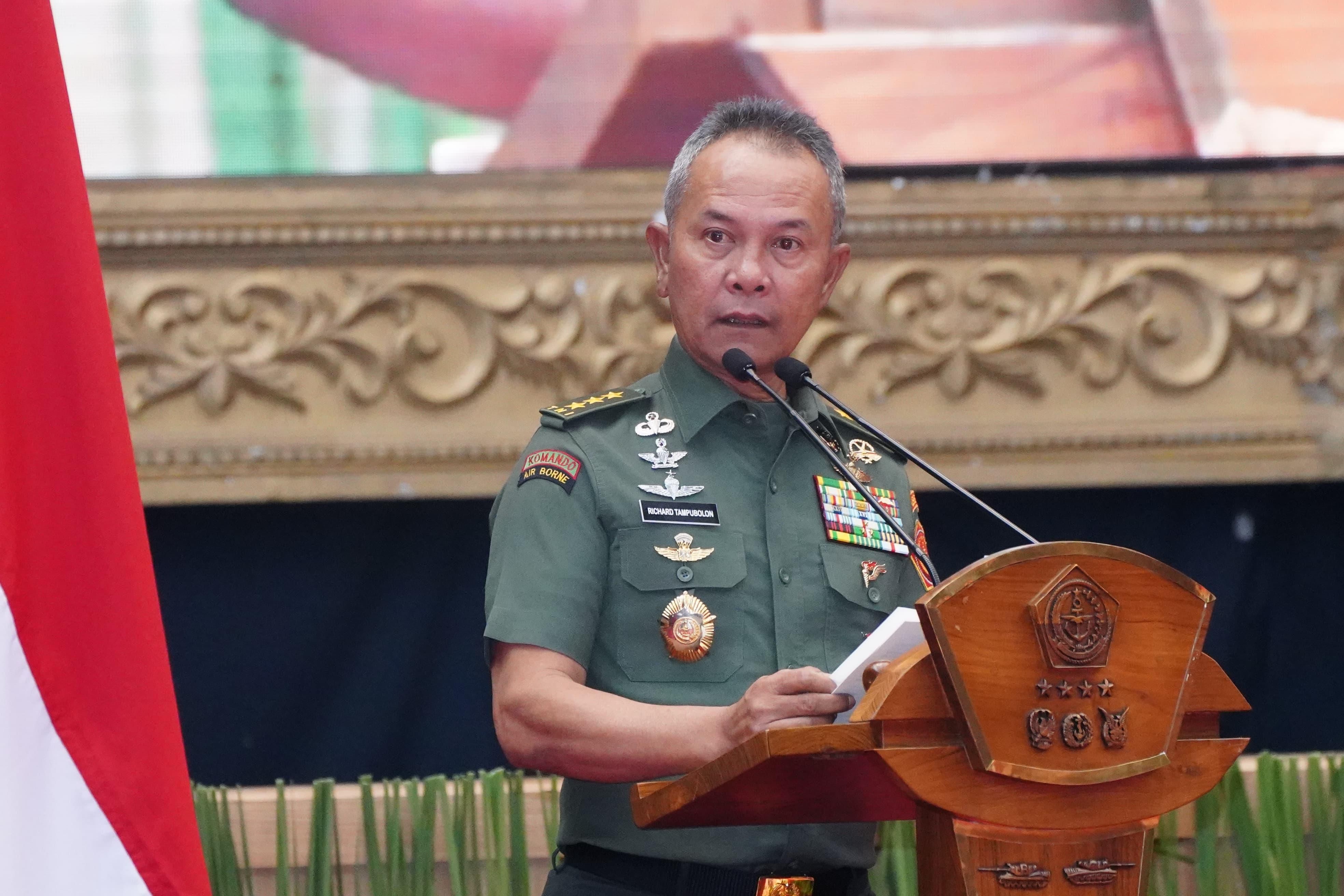 Kepala Staf Umum (Kasum) TNI Letjen TNI Richard Tampubolon <b>(Puspen TNI)</b>