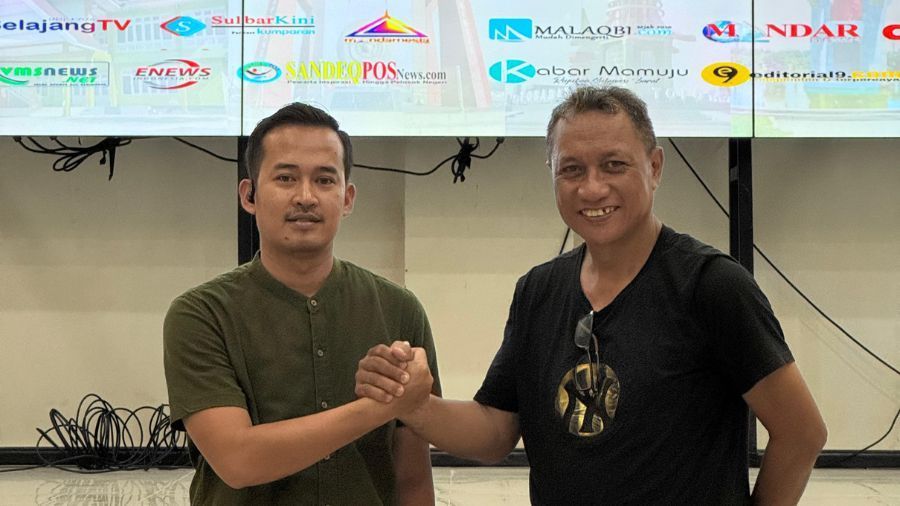 Rahmat dan Fhatur Anjasmara Terpilih Pimpin AMSI Sulbar <b>(Dok: Ntvnews.id)</b>