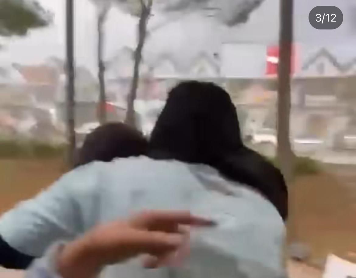 Angin puting beliung di Kalideres, Jakarta Barat. (Instagram) 