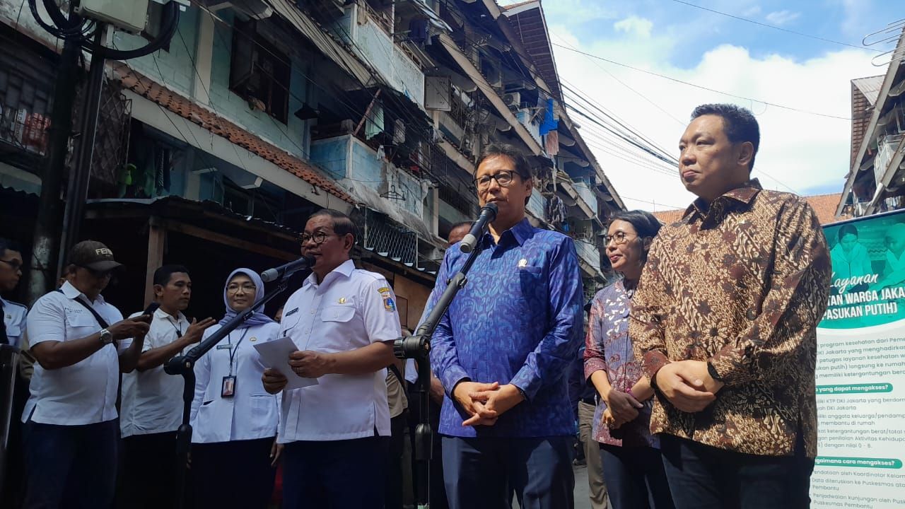 Pramono Anung dan Menkes <b>(Ntvnews.id/ Adiansyah)</b>