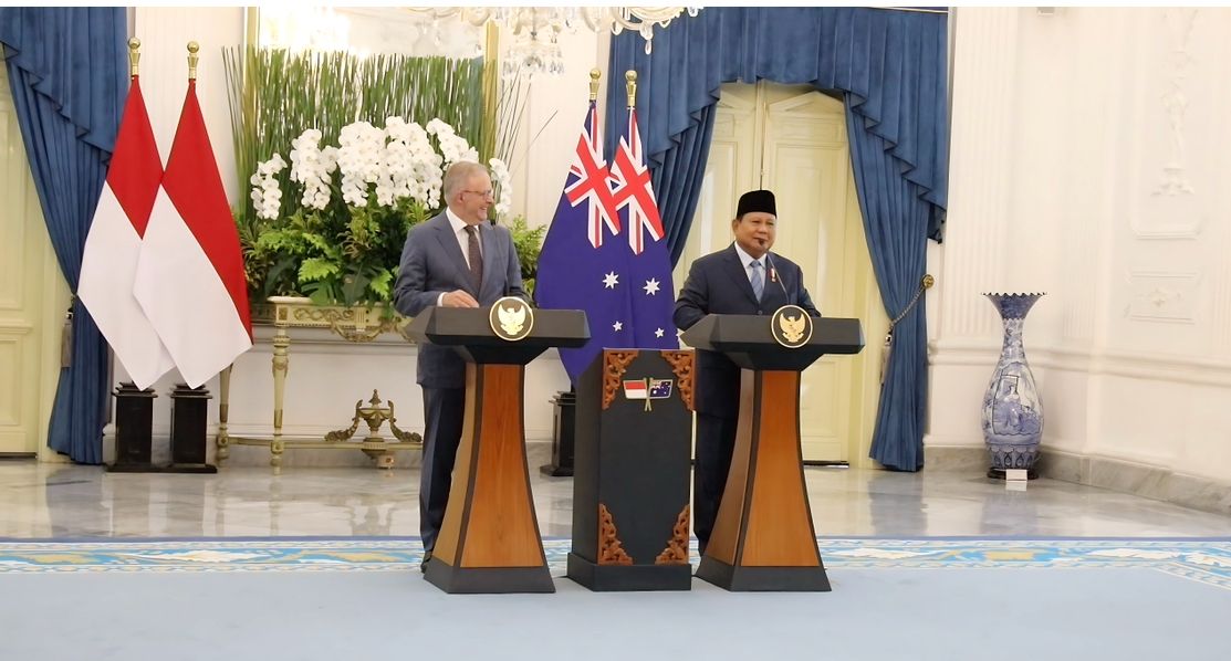 Presiden Prabowo Subianto dan Perdana Menteri Australia Anthony Albanese <b>(Sekretariat Presiden)</b>