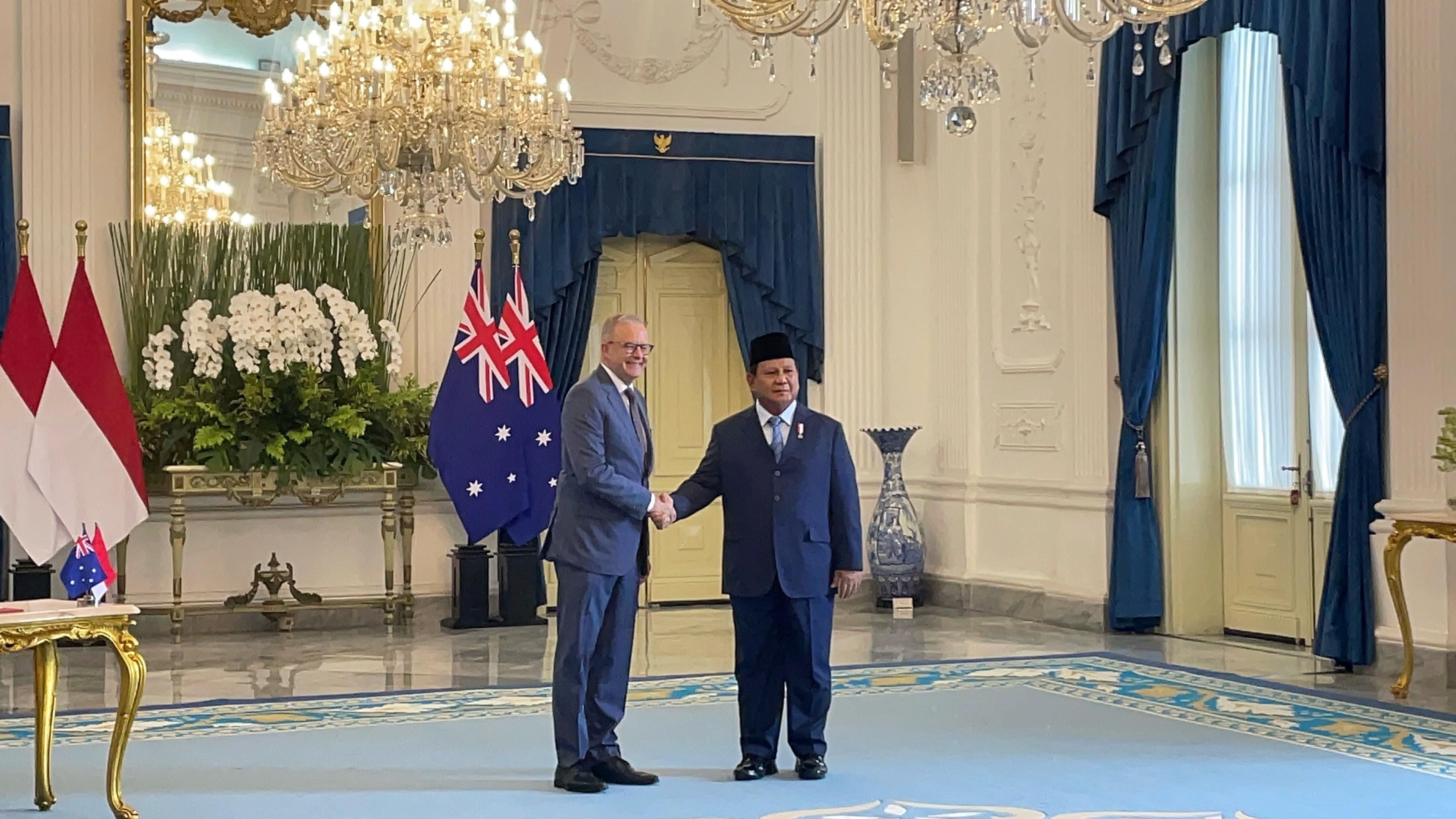 Presiden Prabowo dan PM Albanese Sepakati Penguatan Kemitraan Strategis Komprehensif Indonesia&ndash;Australia <b>(Sekretariat Presiden)</b>