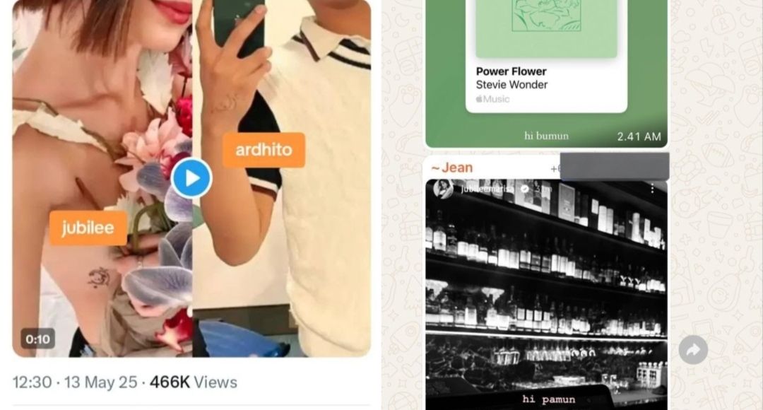 Lovestagram Ardhito Pramono dan Jubilee Marisa <b>(Laman X)</b>