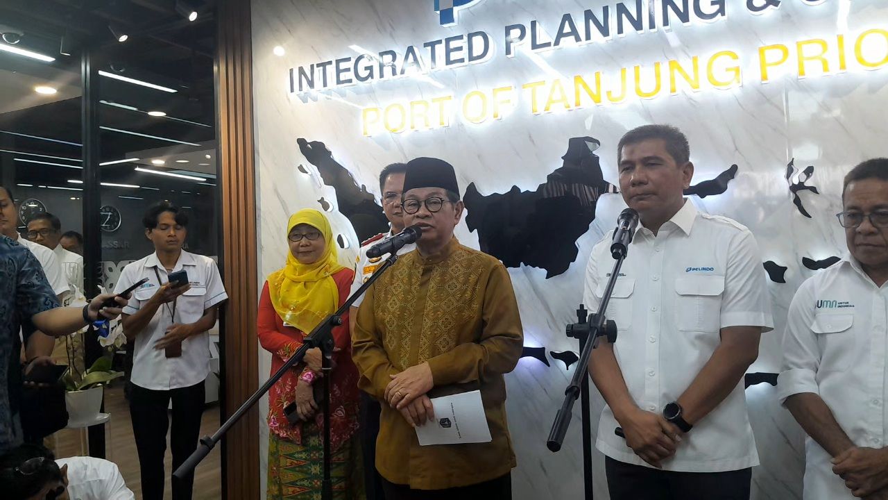 Pramono dan Dirut Plindo <b>(Ntvnews.id/ Adiansyah)</b>