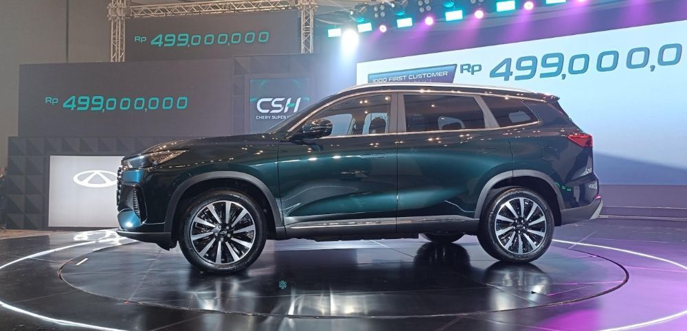 Chery TIGGO 8 CSH menggabungkan dua sistem, yakni Super Hybrid Electric Vehicle (HEV) dan Electric Vehicle (EV). (Foto: Adiantoro/NTV)