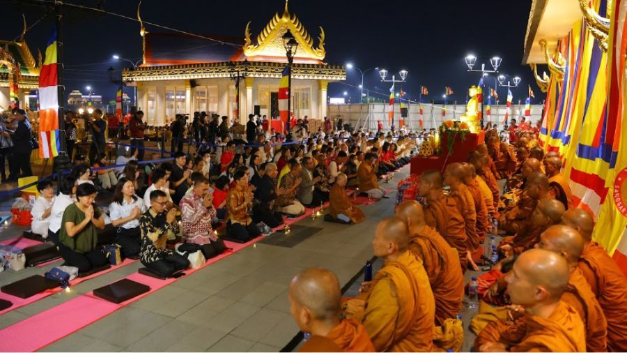 Acara Puja Waisak di Si Mian Fo PIK  <b>(Dok: Ntvnews.id)</b>