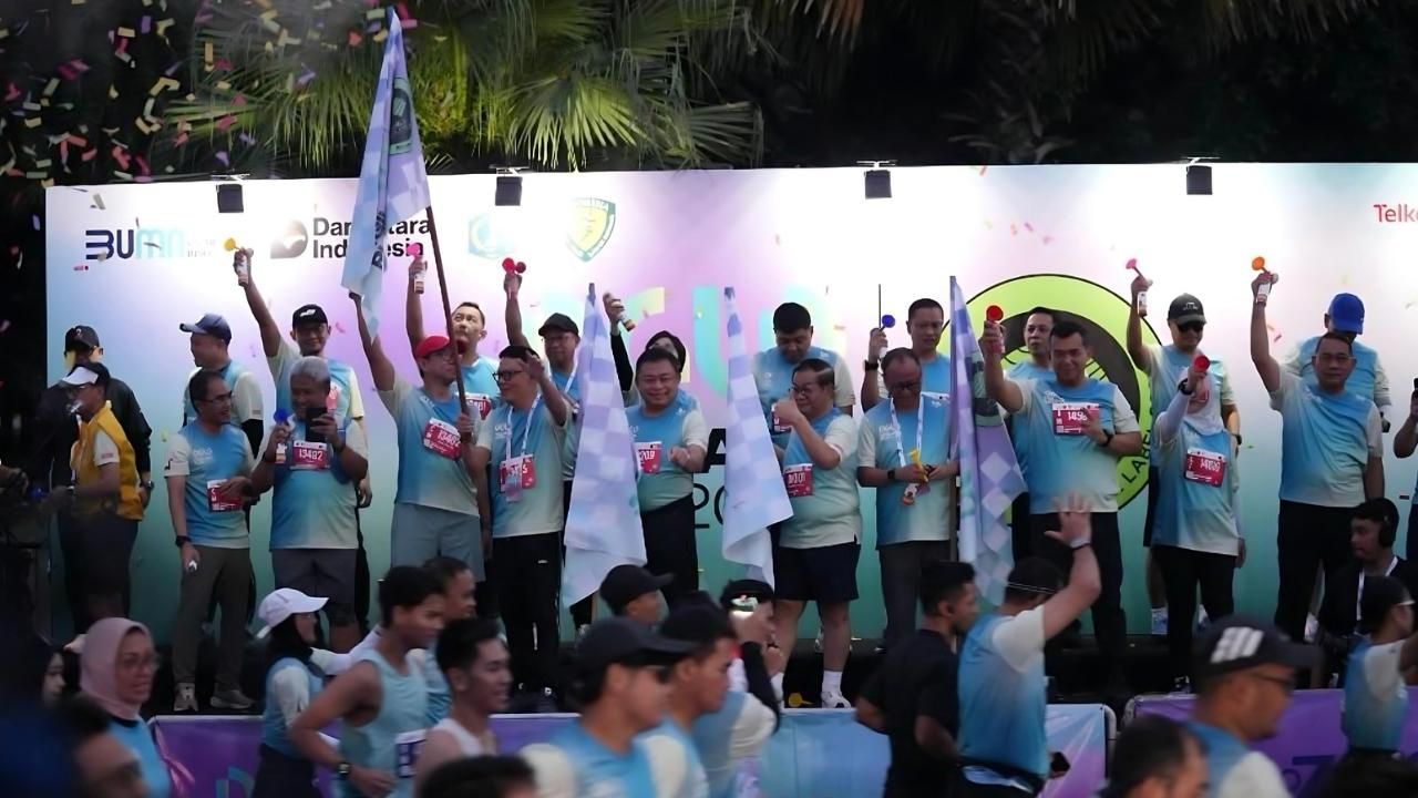 Antusiasme Tinggi, Pelari Padati Digiland Run 2025 yang Resmi Sandang World Athletics Label. <b>(Telkom Indonesia)</b>