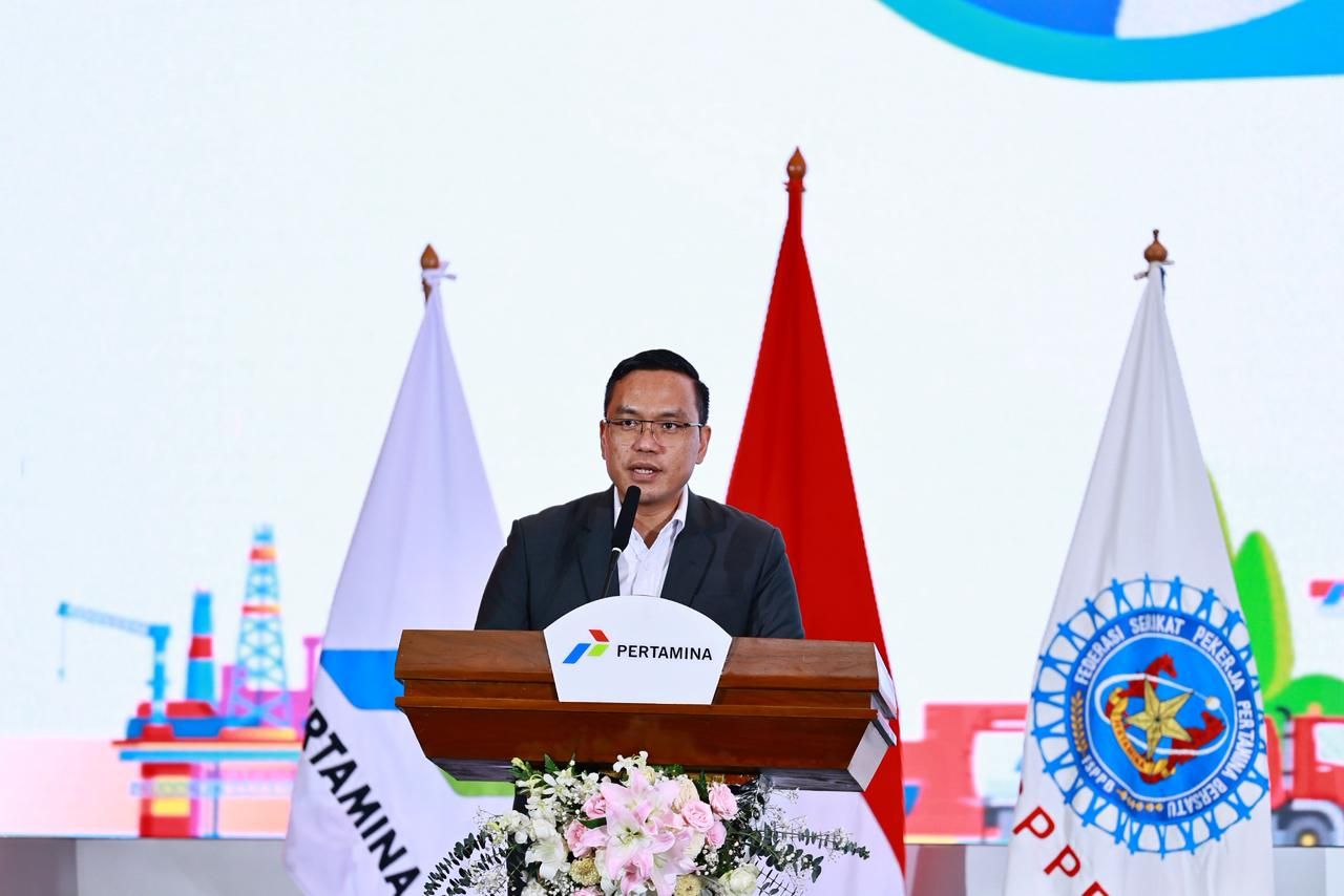 Direktur Utama PT Pertamina (Persero) Simon Aloysius Mantiri . <b>(Pertamina)</b>