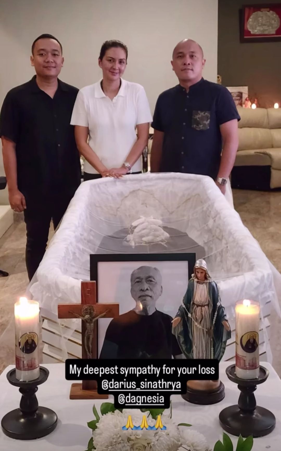Ayah Darius Sinathrya meninggal dunia <b>(Instagram)</b>