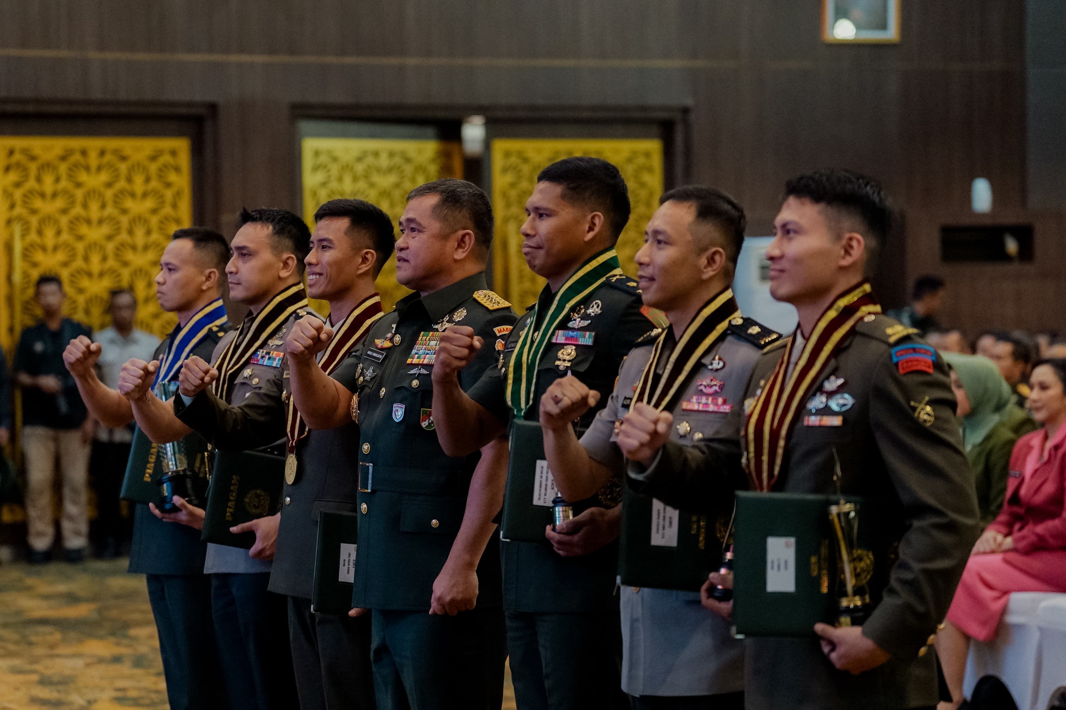Kasad pimpin upacara penutupan Dikreg LXV Seskoad <b>(Ntvnews.id/ Adiansyah)</b>