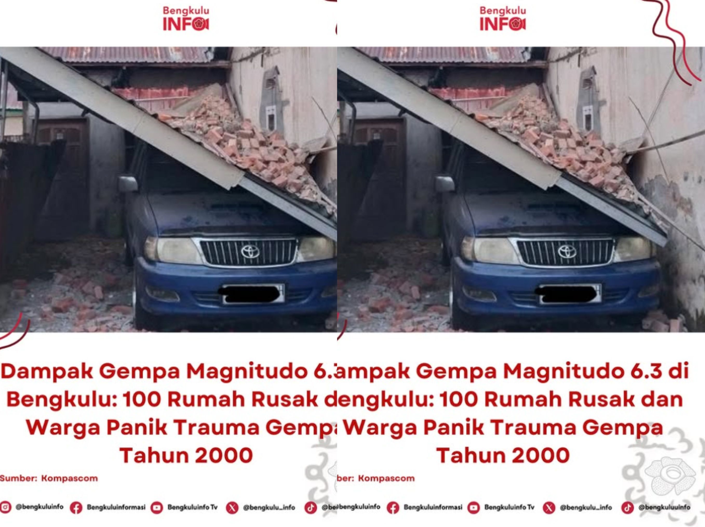 gempa bengkulu <b>(INSTAGRAM bengkulu INFO)</b>