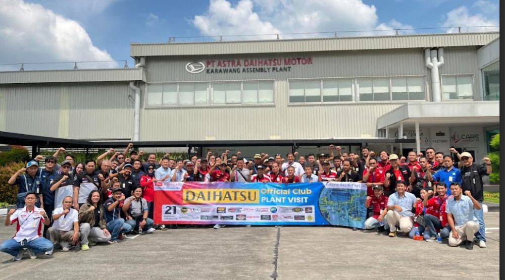 Kunjungan diikuti lebih dari 80 anggota komunitas dari 21 klub mobil Daihatsu. (Foto: Istimewa)