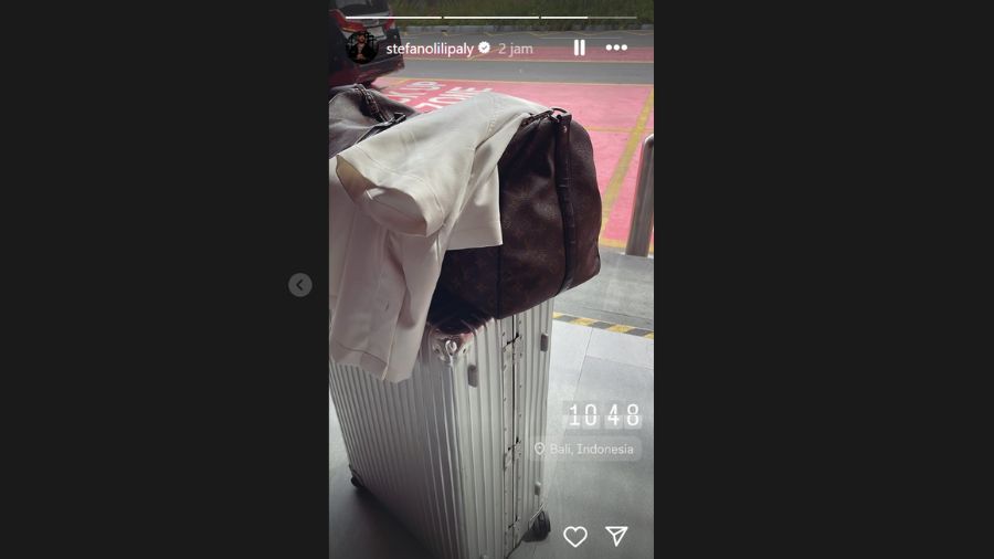 Stefano Lilipaly tiba di Bali <b>(tangkapan layar)</b>