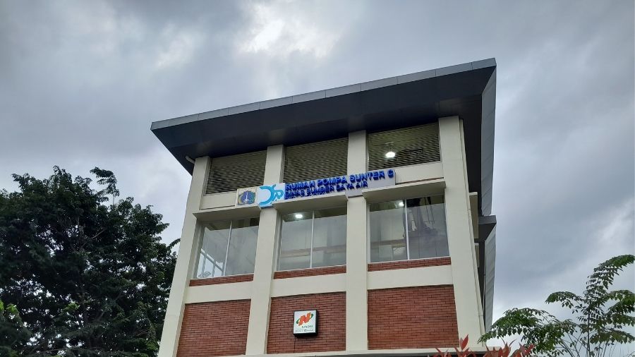 Rumah Pompa Sunter C <b>(Ntvnews.id/ Adiansyah)</b>
