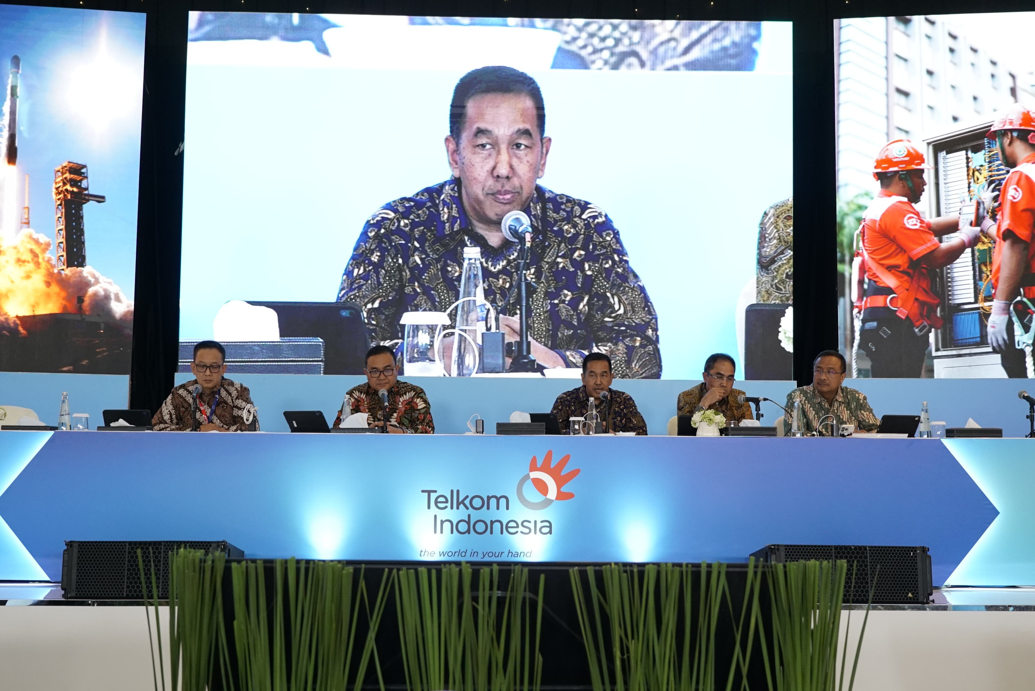 PT Telkom Indonesia (Persero) Tbk (Telkom) telah menyelesaikan Rapat Umum Pemegang Saham Tahunan (RUPST) Tahun Buku 2024. <b>(Telkom Indonesia)</b>