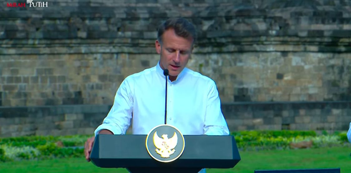 Presiden Prancis Emmanuel Macron <b>(IST)</b>