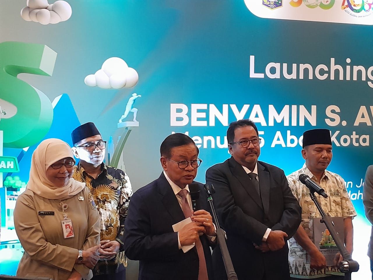 Pramono Anung dan Rano Karno <b>(Ntvnews.id/ Adiansyah)</b>