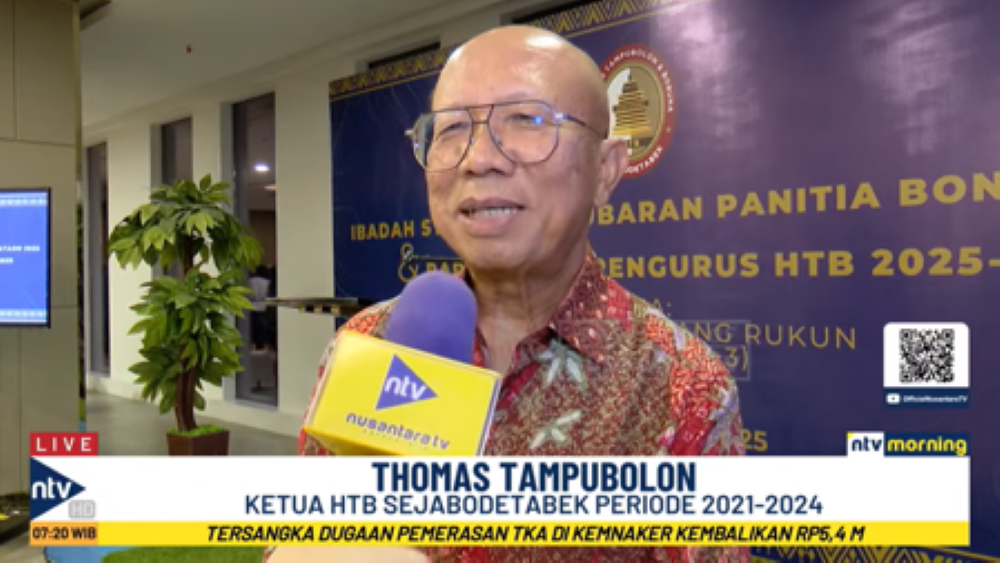 Ketua HTB Se-Jabodetabek Periode 2021-2024 Thomas Tampubolon
