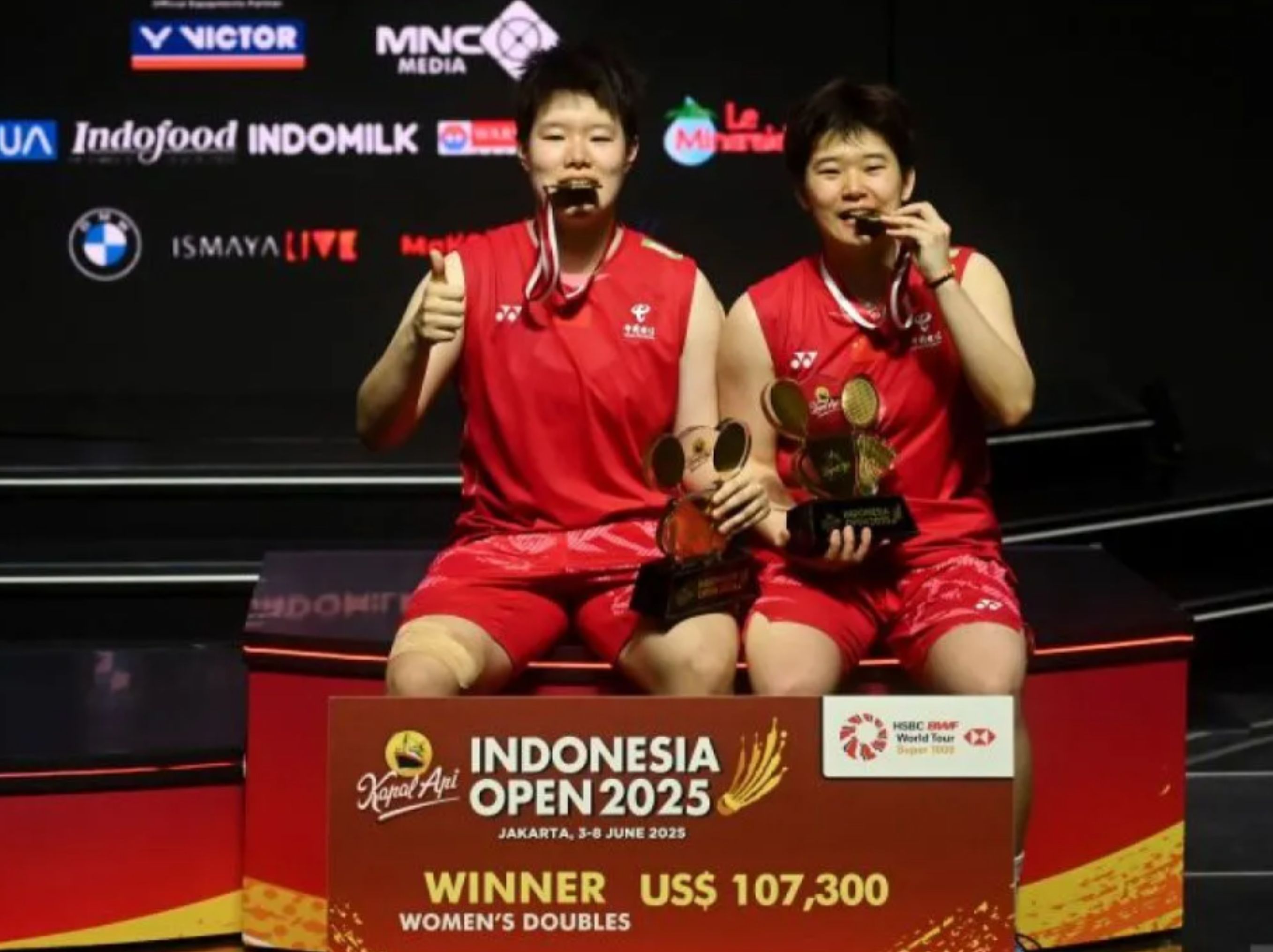 Liu Sheng Shu/Tan Ning gondol gelar Indonesia Open 2025 <b>(ANTARA)</b>