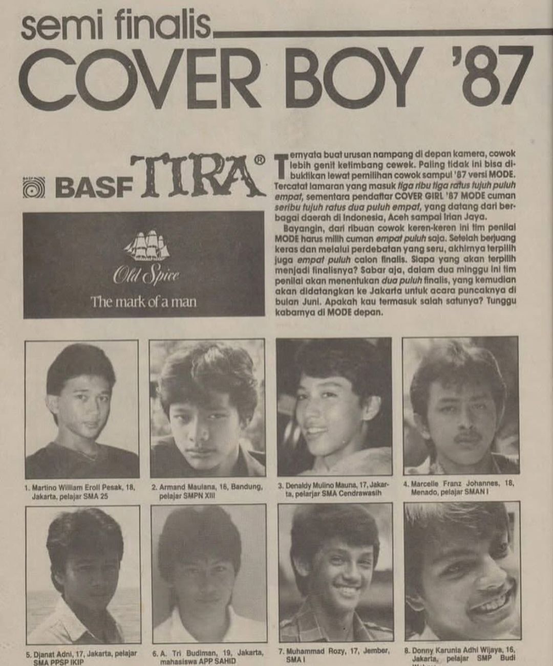 Arman Maulana jadi finalis Cover Boy tahun 80-an <b>(Instagram)</b>