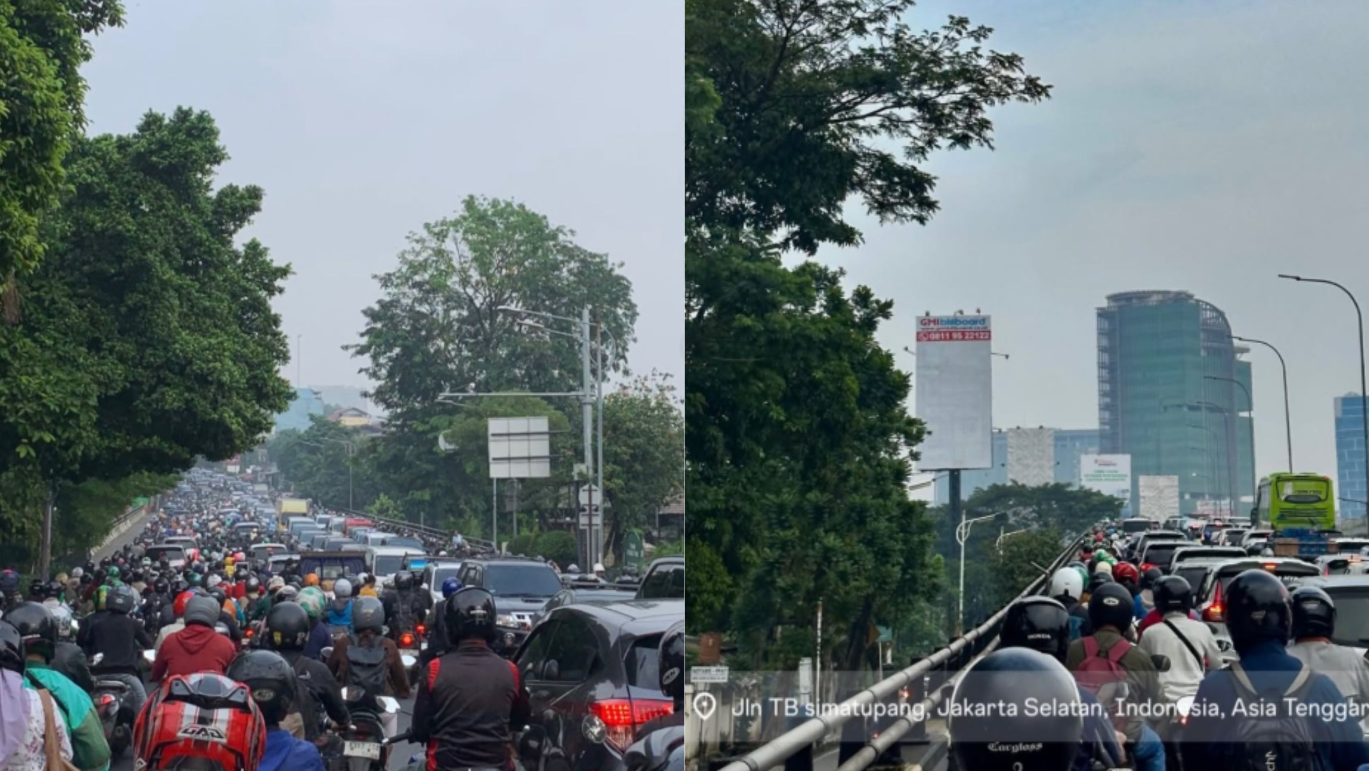 JL. TB Simatupang Macet <b>(Instagram)</b>