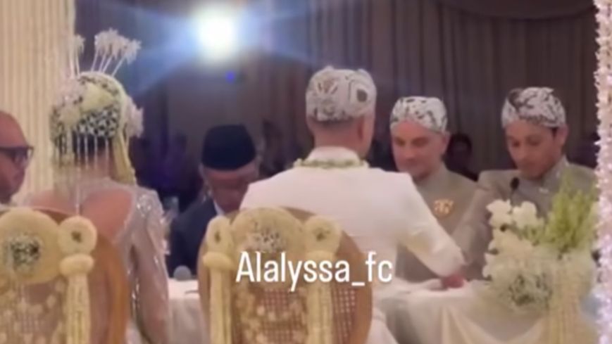 Akad nikah Alyssa Daguise dan Al Ghazali  <b>(Instagram)</b>