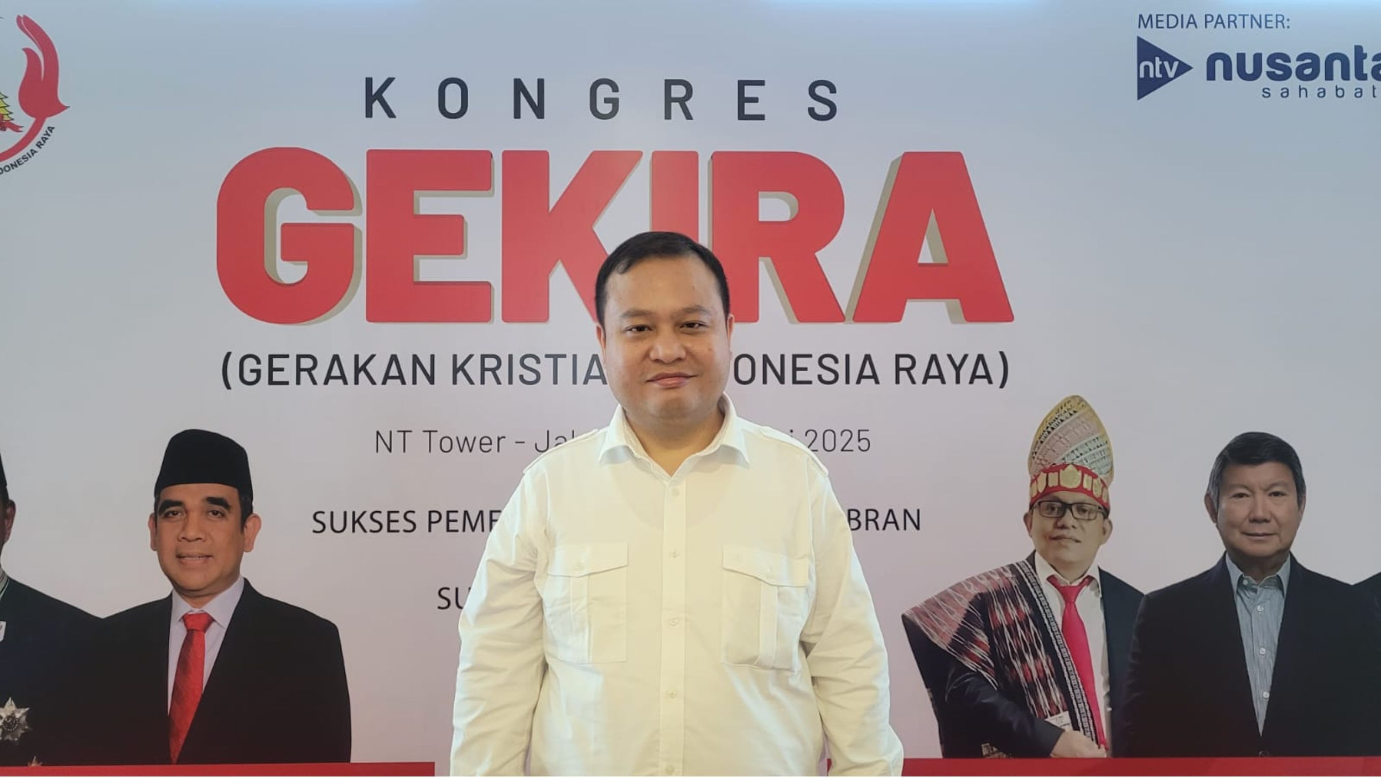 Dimpos Tampubolon Selaku Bendahara Umum Gekira <b>(NTVNews.id: Dedi)</b>