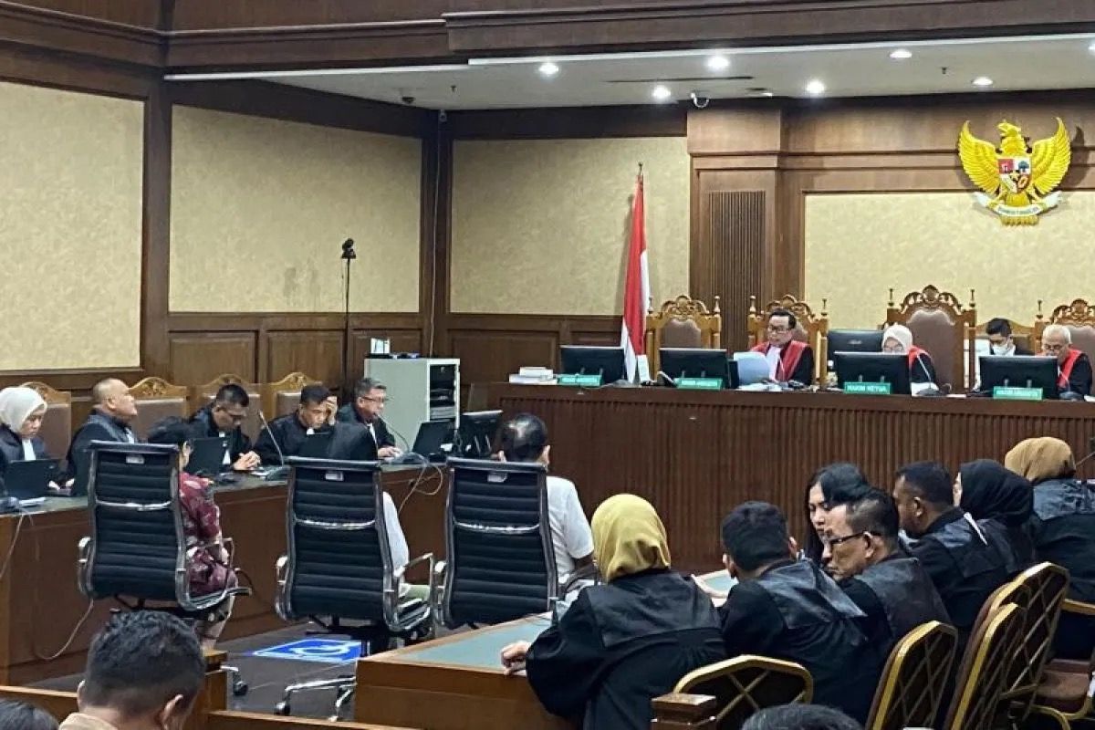 Sidang pembacaan putusan terhadap mantan pejabat Mahkamah Agung Zarof Ricar di Pengadilan Tindak Pidana Korupsi pada Pengadilan Negeri Jakarta Pusat. <b>(Antara)</b>