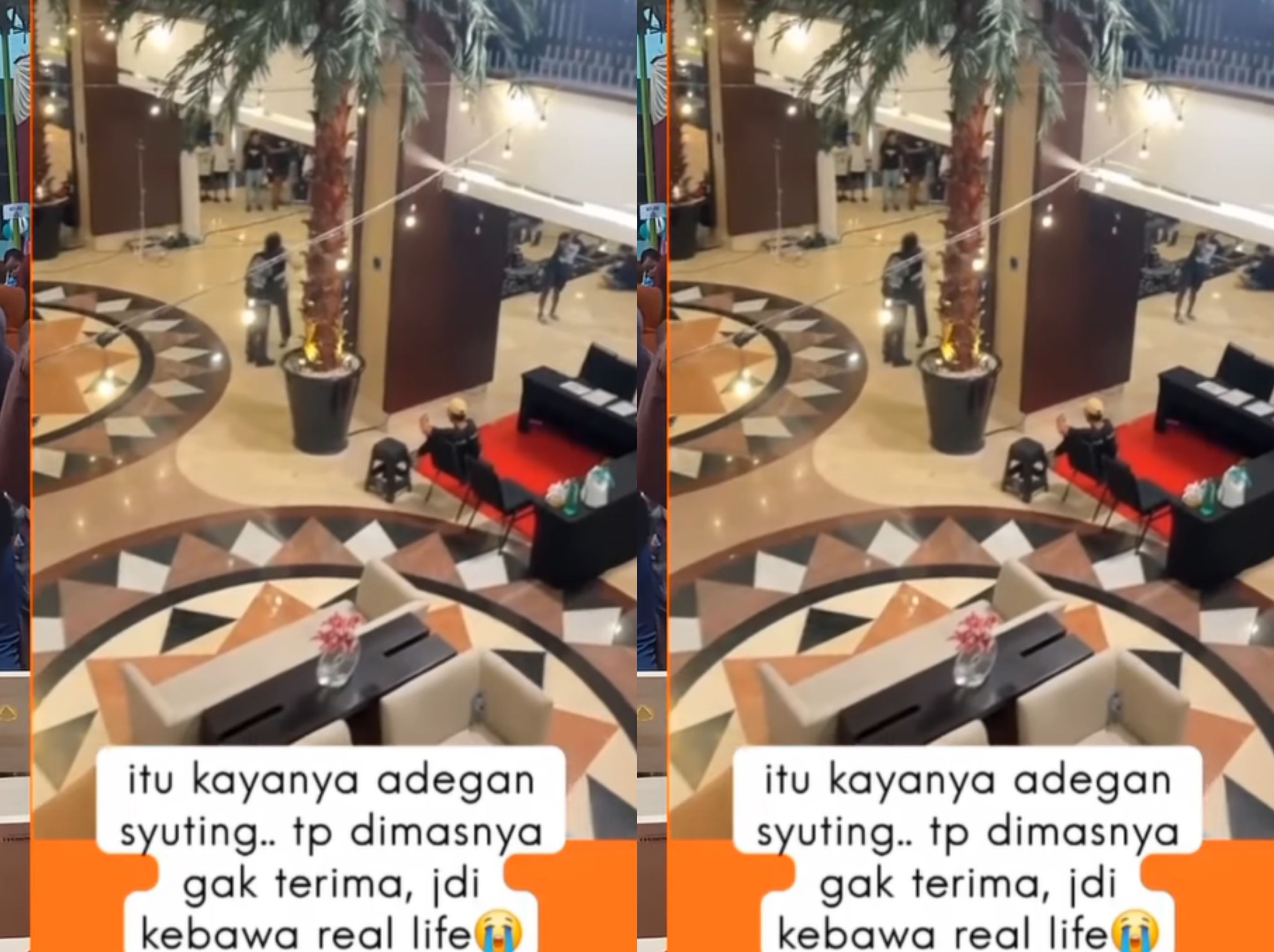 video saat Dimas Anggara tampar Keisha <b>(INSTAGRAM)</b>