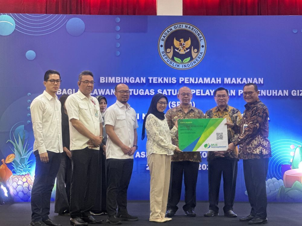 Badan Gizi Nasional (BGN) dan BPJS Ketenagakerjaan tandatangani kesepakatan perlindungan bagi relawan MBG/Foto: Istimewa 