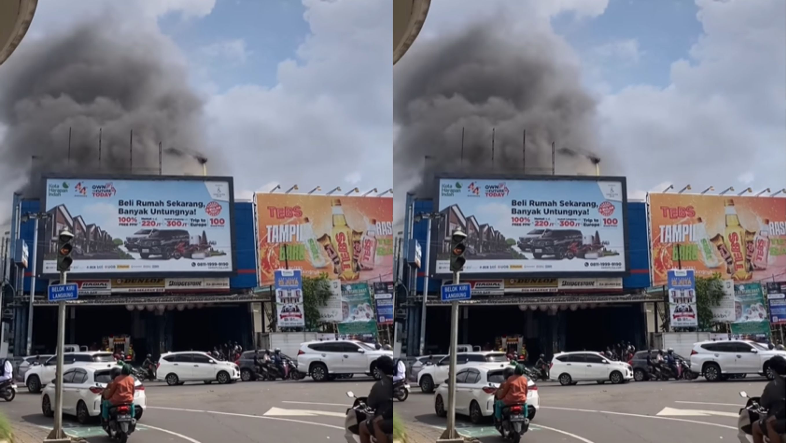 Toko Ban Kebakaran di Bekasi <b>(Instagram)</b>