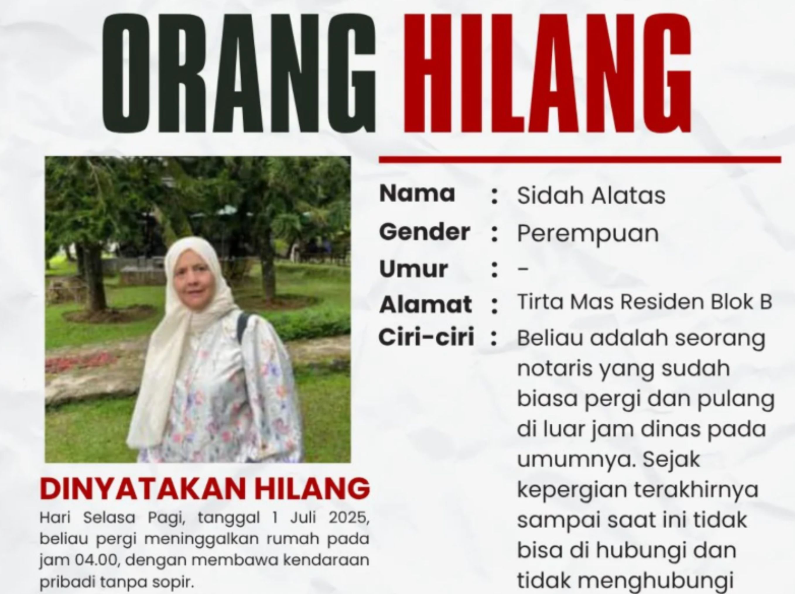 Notaris menghilang <b>(bogordailynews)</b>