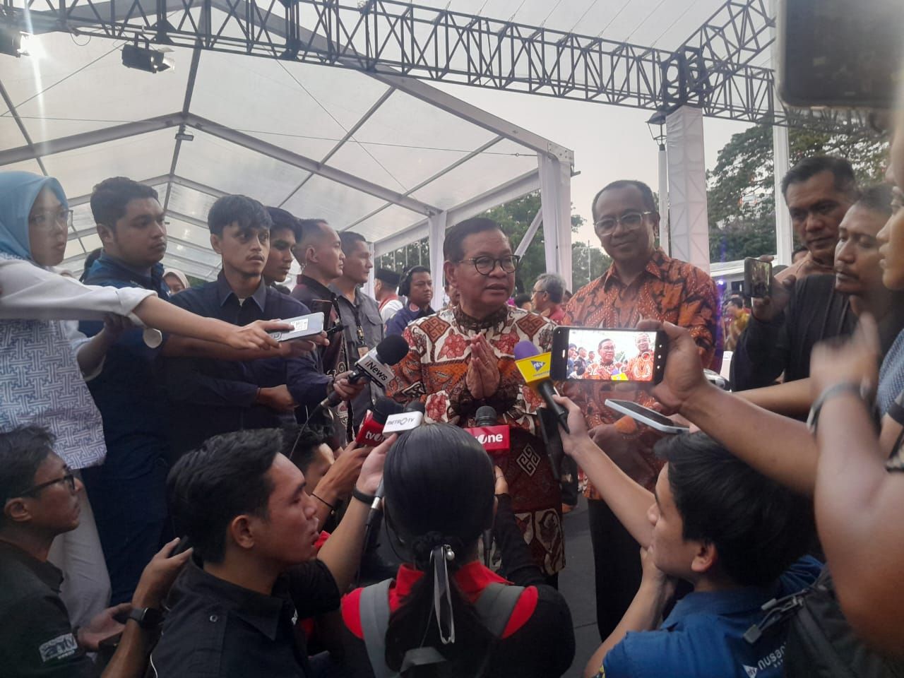 Pramono Anung <b>(NTVNews.id/ Adiansyah)</b>