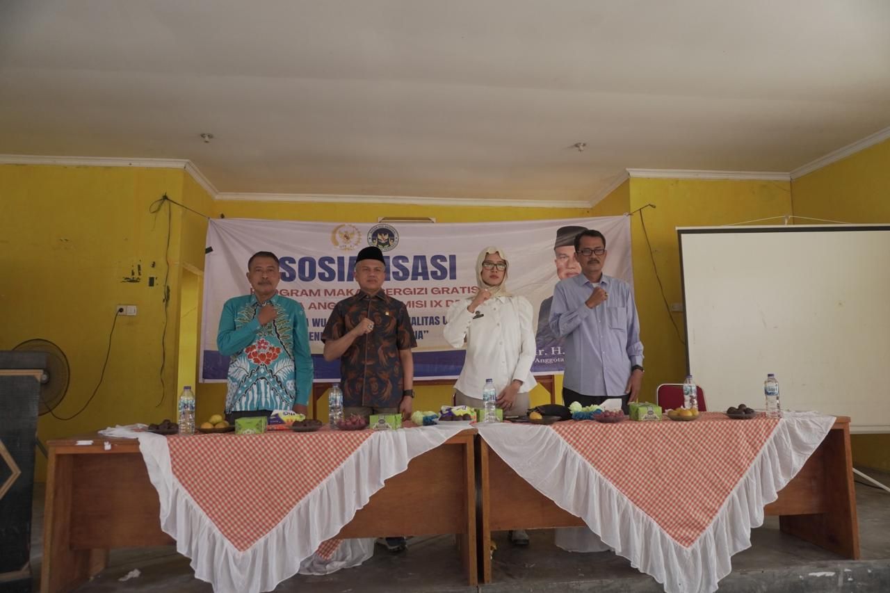 Dorong Perluasan Program MBG, DPR RI dan BGN Gelar Sosialisasi Makan Bergizi Gratis di Tapung Riau 