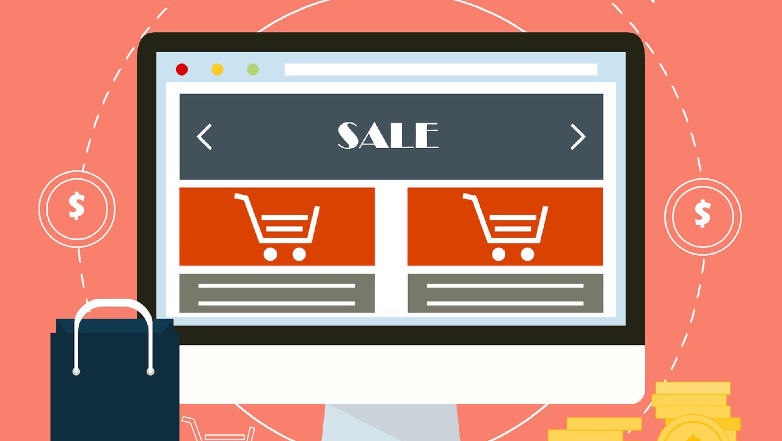 Ilustrasi E-commerce atau marketplace. <b>(Pixabay)</b>