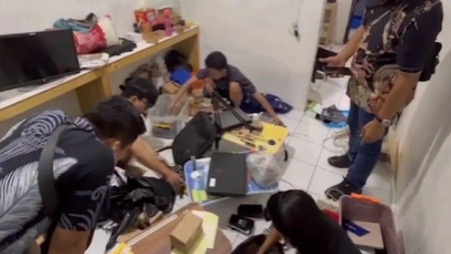 22 Pelaku Sindikat Judi Online Internasional China-Kamboja ditangkap polisi  <b>(Dok: NTVNews.id)</b>